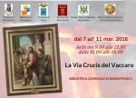 manifesto La via crucis del Vaccaro