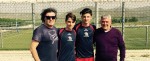 ragazzi della Barrese nella sede del Genoa