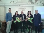 FOTO N-¦ 1 = Da Sx Il sindaco Antonio Bevilacqua Alessia Falzone Antonio Ortoleva Mariangela Casano Fabio Cal+¼