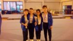 i quattro atleti ennesi che a Ragusa si sono distinti nella ginnastica artistica