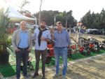 FOTO N-¦ 2B = Fiera Agricola. Da Sx Assessore Michele Laplaca e i consiglieri comunali Filippo Bevilacqua e Michele Giusto