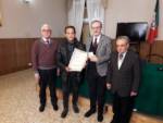 FOTO N° 1 = Premiazione soci benemeriti alla società Regina Margherita