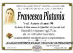 ANNUNCIO Francesca Platania