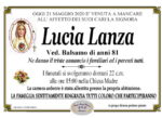 ANNUNCIO LANZA LUCIA