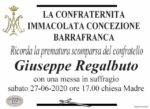 SOLIDARIETA' CONFRATERNITA IMMACOLATA CONCEZIONEdi Giuseppe regalbuto messa