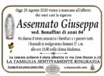 ANNUNCIO di ASSENNATO GIUSEPPA