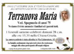 ANNUNCIO DI TERRANOVA MARIA VED. SPAGNUOLO