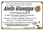 ANNUNCIO DI AIELLO GIUSEPPA VED. DI VINCENZO