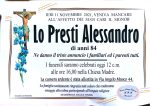 lo presti alessandro di anni 84