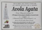 Avola Agata ved. Marchì anni 79