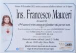 francesco Mauceri di anni 92