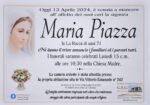 Maria Piazza in la rocca di anni 71