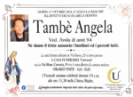 tambè angela ved. avola di anni 94