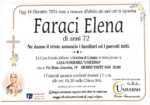 Signorina Faraci Elena di anni 72