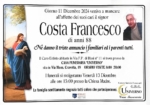 costa francesco di anni 88