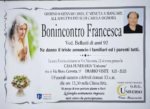 Sig.ra Bonincontro Francesca ved. Bellanti anni 92