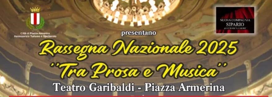 programma teatro "Garibaldi" Piazza Armerina 2025