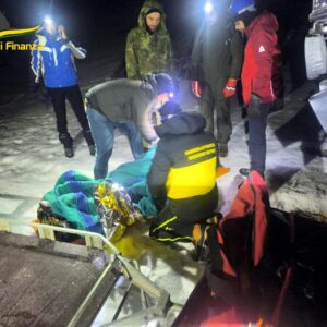 GDF CATANIA.  Eseguito un intervento di soccorso e recupero sul versante sud-ovest dell’Etna.