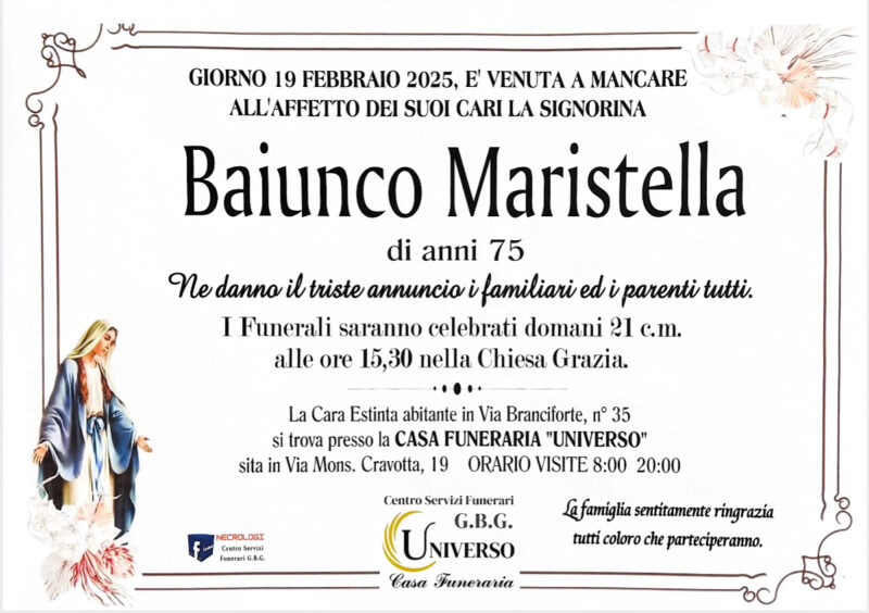 Baiunco Maristella